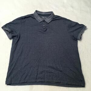 Marc Anthony Luxury Polo Shirt Blue Men’s Size XXL Short Sleeves